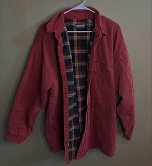 Vintage Wolverine Boots & Gear Heavyweight Fleece-Lined Canvas Shirt Jacket